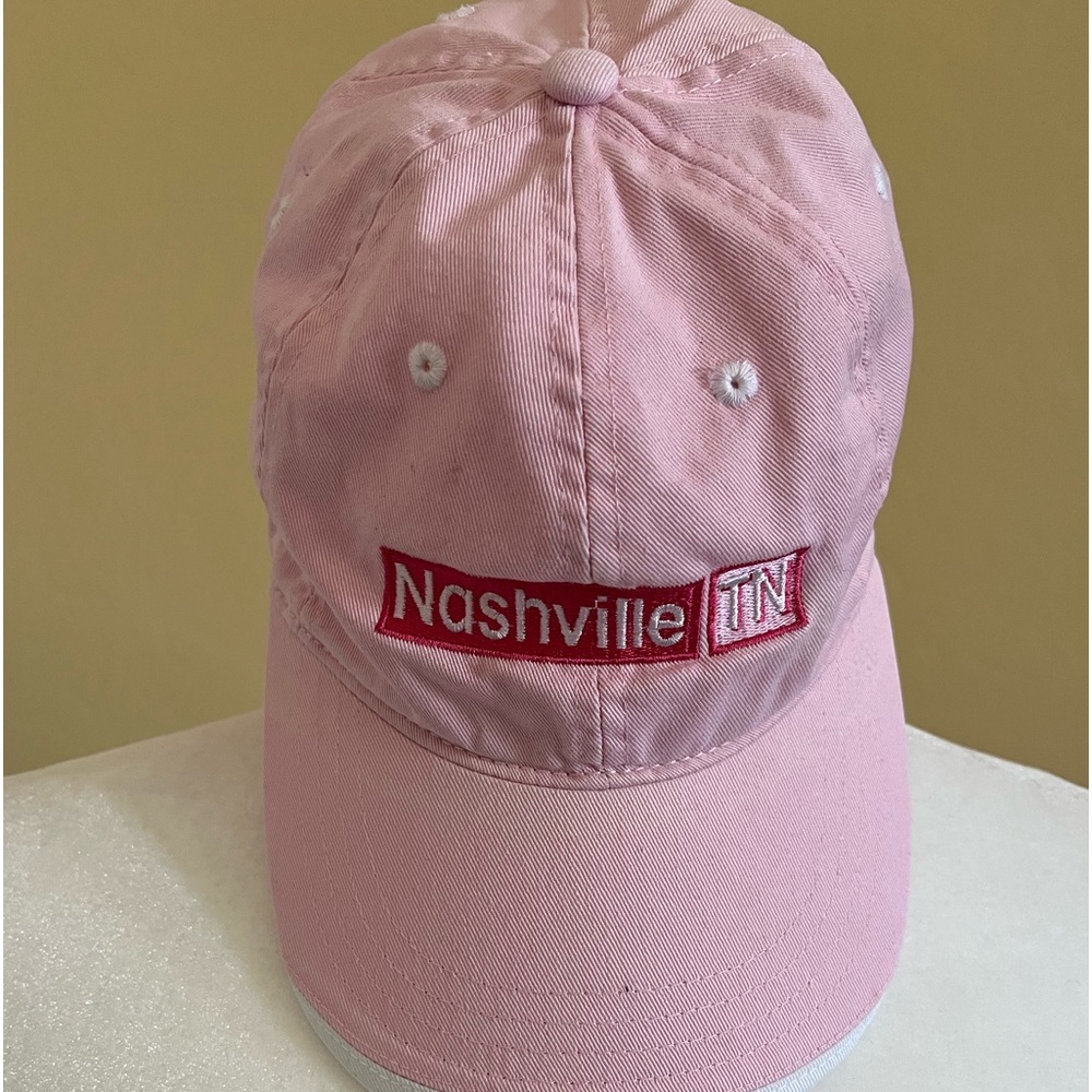 Pink Nashville TN Baseball Hat